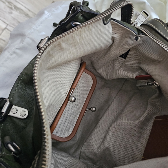 Coach 1941 Fringe Rogue 31 Fern Suede Satchel Shoulder Bag - Picture 9 of 16